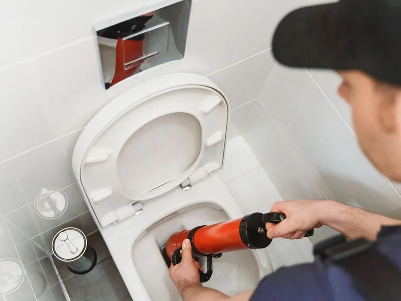 Réparation d'un flexible sous un lavabo de salle de bain